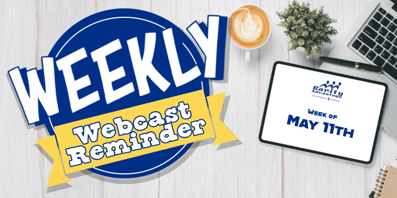 Weekly Webinar Reminder (Week of 11th) - GarityAdvantage